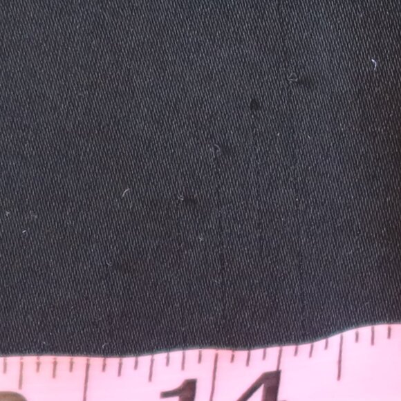 ANNE FONTAINE women top black ruffle white formal sheer button long sleeve 40 10 - Picture 13 of 13